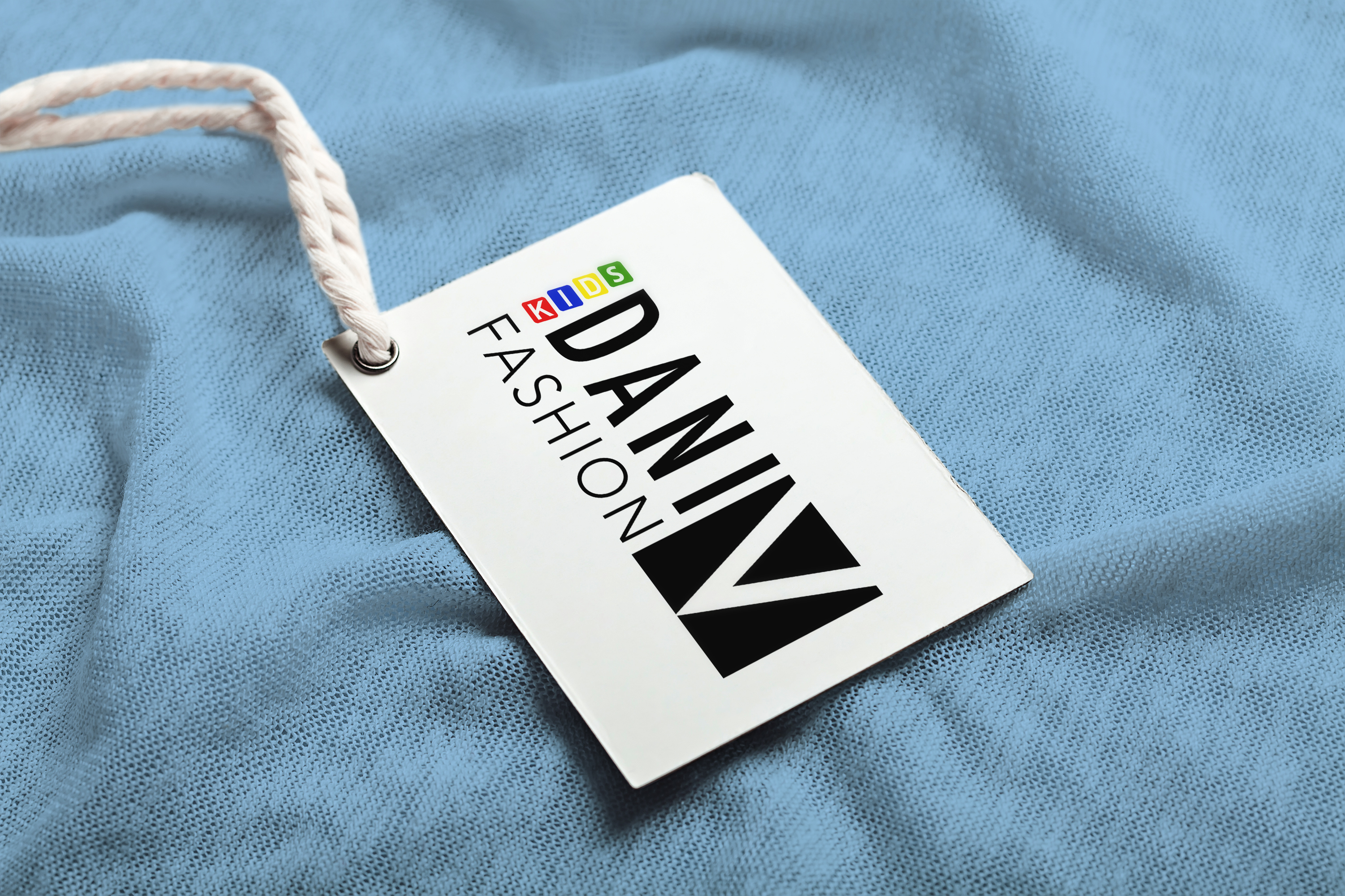 Cloth label blank whie mockup